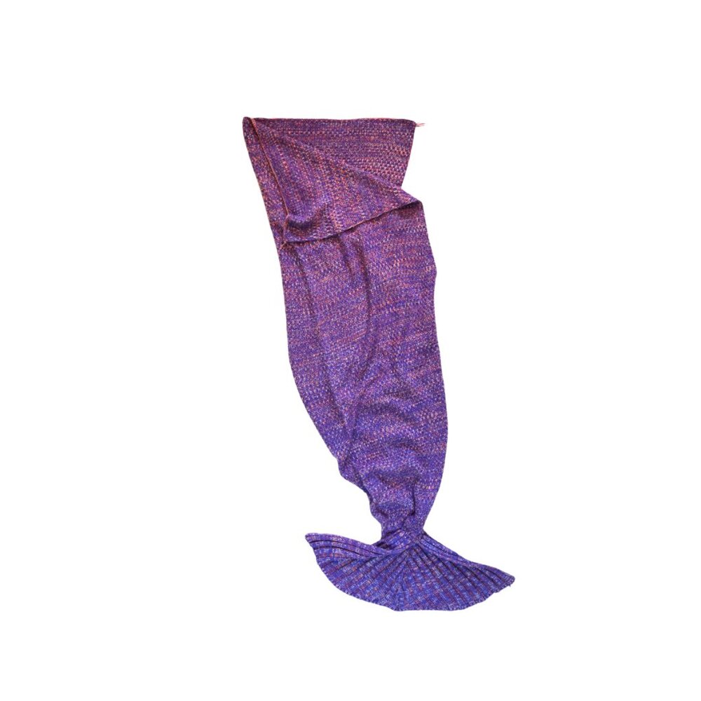 Knitted Mermaid Tail Blanket